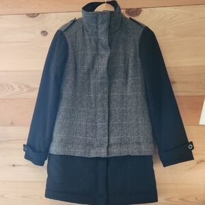 Prana Gray and Black Women's Jacket